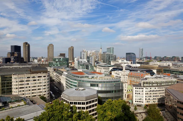 Londen uitzicht op de stad vanaf de top van st. Pauluskathedraal — Stockfoto