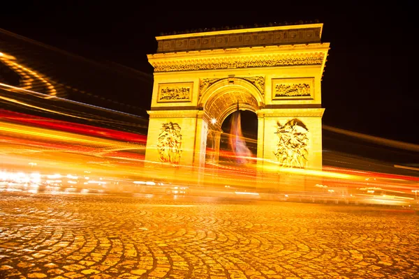 El Arco del Triunfo en París — Foto de Stock