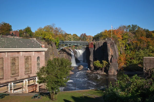 As Grandes Cataratas em Paterson, NJ — Fotografia de Stock