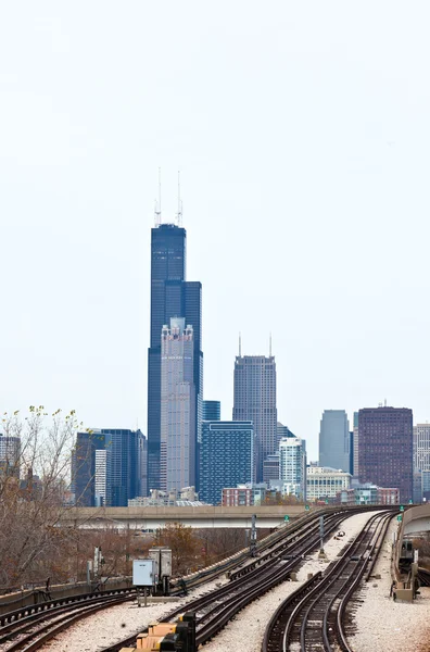 De skyline van chicago — Stockfoto