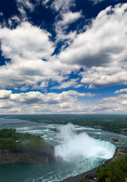 An aerial view of the Niagara Falls — Stock Photo, Image