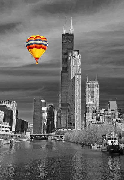 The Chicago skyline — Stock Photo, Image