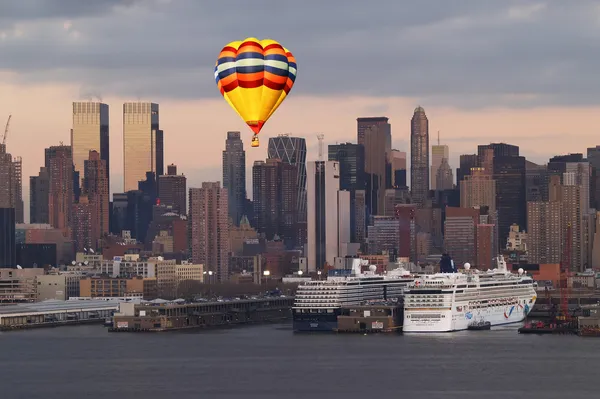 El horizonte de la ciudad de Nueva York — Foto de Stock