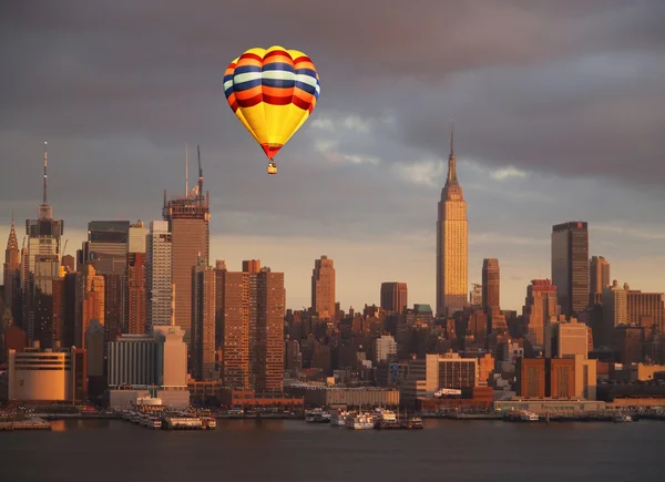 El horizonte de la ciudad de Nueva York — Foto de Stock