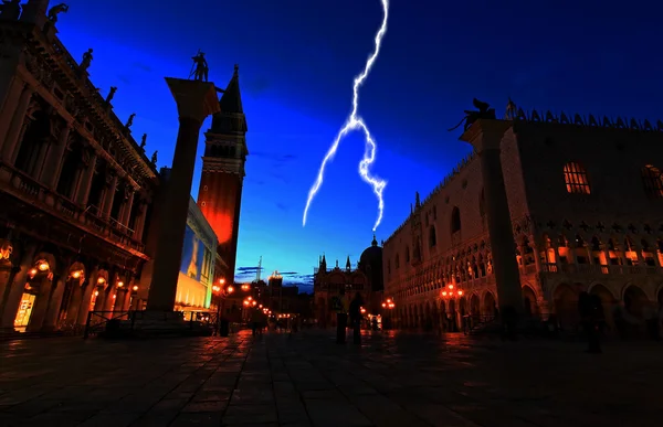 San marco plaza Venedig — Stockfoto