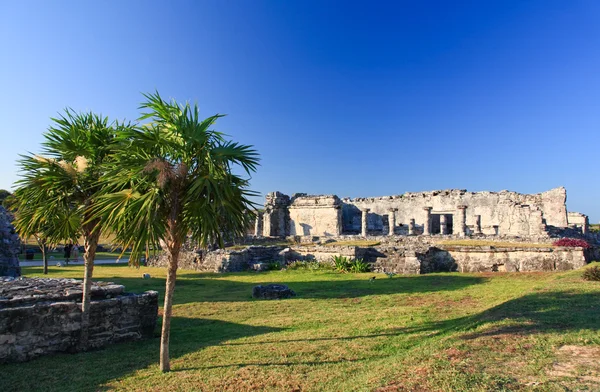 Tulum the one of most famous landmark in the Maya World — Stock Photo, Image