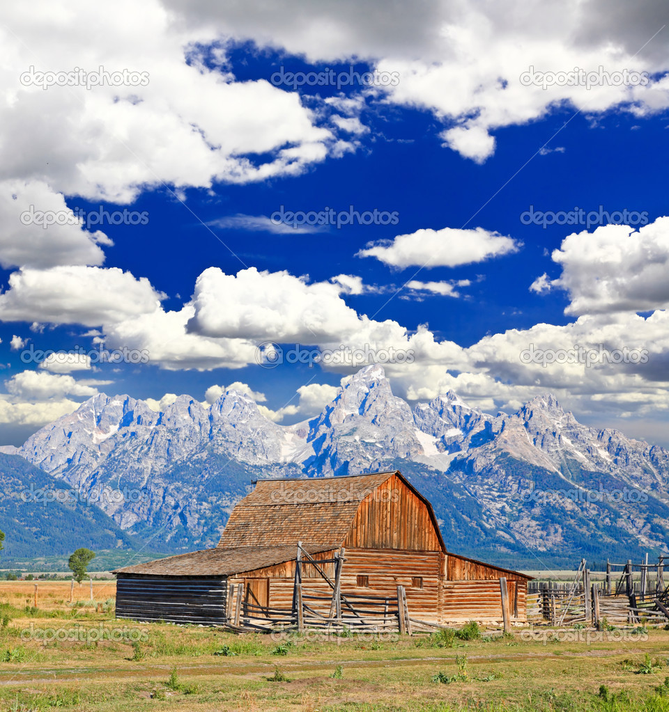 The Moulton Barn in Grand Teton National Park