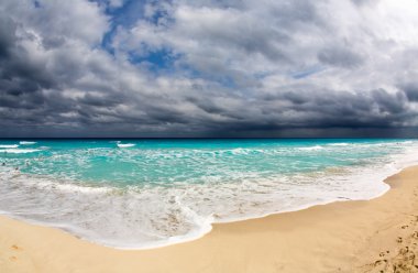 Cancun Lüks beach Resort'ta plaj ön