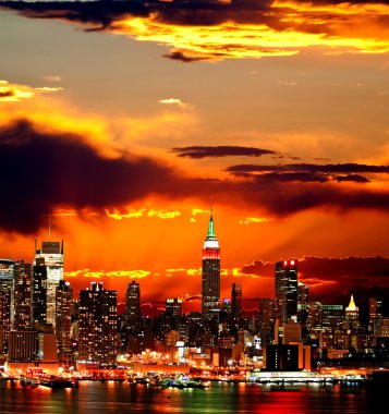 new York'un midtown manzarası