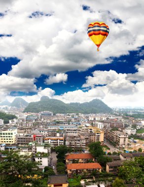guilin şehir manzarası