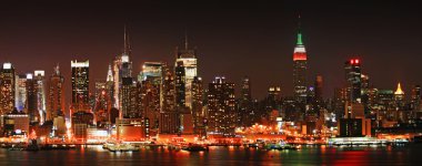 Noel arifesi, Manhattan panaroma manzarası