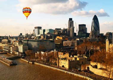 city of London havadan görünümü
