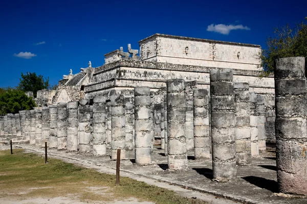 Os templos de chichen itza templo — Fotografia de Stock