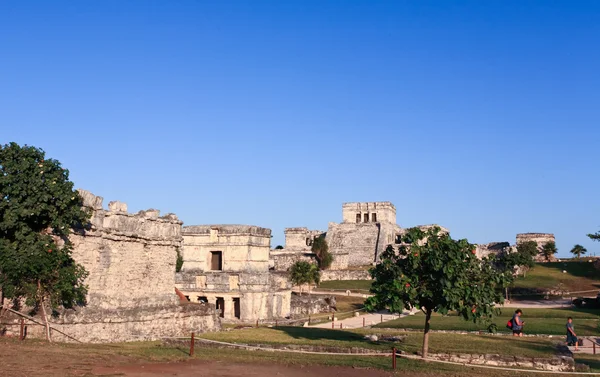Tulum the one of most famous landmark in the Maya World — Stock Photo, Image