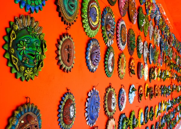 Mexicaanse decoratie platen — Stockfoto