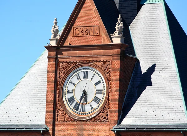 Une vieille gare face à Manhattan — Photo