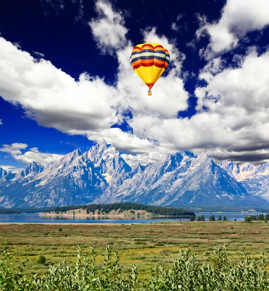 Krajina Národního parku grand teton — Stock fotografie