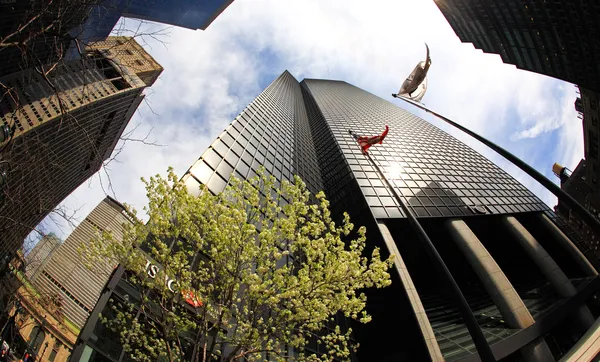 The skyscrapers near grand central station — Stock Photo, Image