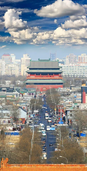 The aerial view of Beijing City — Stock Photo, Image