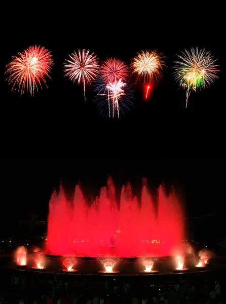 Fuente de Montjuic —  Fotos de Stock