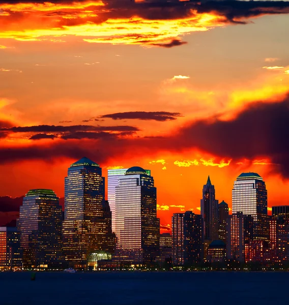 Lagere manhattan skyline — Stockfoto