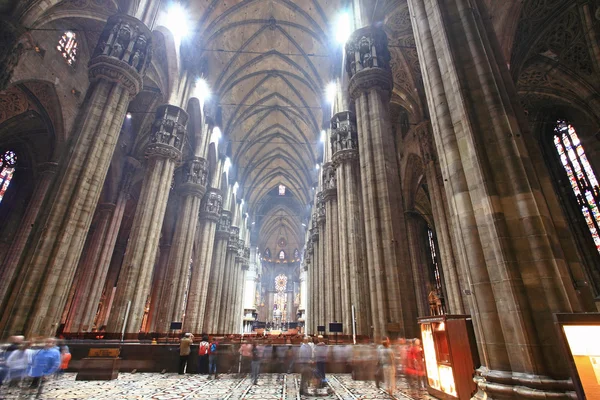 Duomo milan iç — Stok fotoğraf