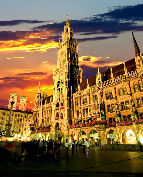 Het stadhuis van München — Stockfoto