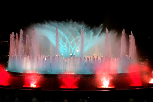 Fuente de Montjuic — Foto de Stock