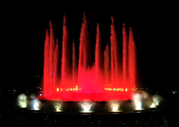 Montjuic fountain — Stock Photo, Image