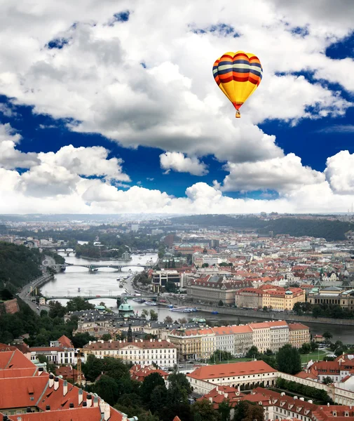 Widok miasta Pragi — Zdjęcie stockowe