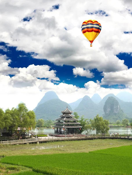 Die Landschaft der Guilin-Landschaft — Stockfoto