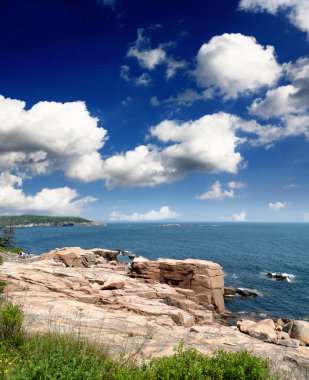 acadia Milli Parkı maine kıyısı ABD