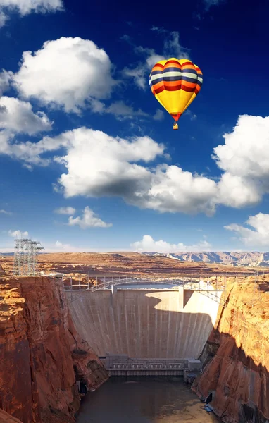 Barragem de Glen Canyon e Lago Powell — Fotografia de Stock