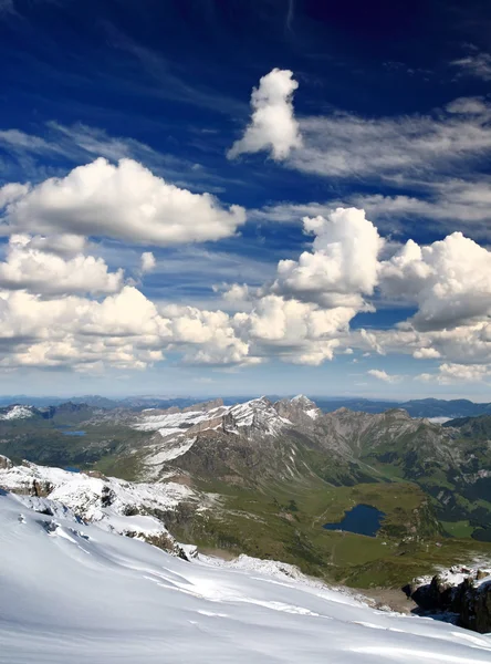 Titlis snow covered mountain — Stock Photo, Image