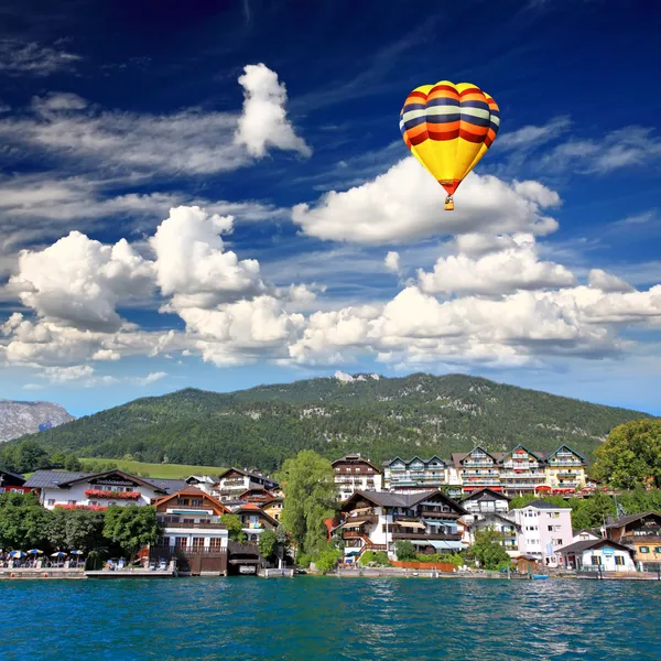 Güzel st. wolfgang Gölü bölgesinde — Stok fotoğraf