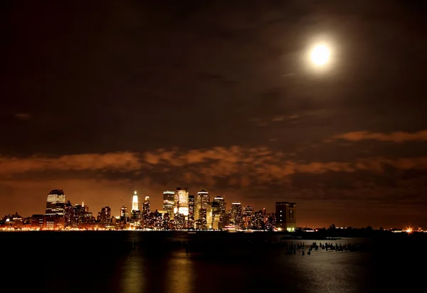 De lagere-manhattan skyline — Stockfoto