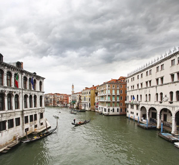 Het grote kanaal in Venetië — Stockfoto
