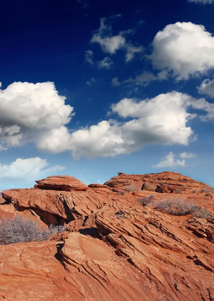 Klippformationer på glen canyon — Stockfoto