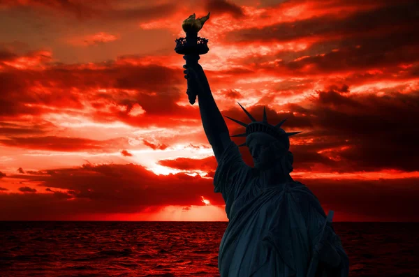 La Estatua de la Libertad — Foto de Stock