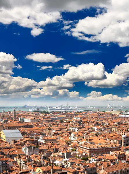 Vista aérea de la ciudad de Venecia —  Fotos de Stock