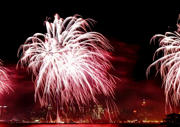 4 Temmuz Fireworks NYC — Stok fotoğraf