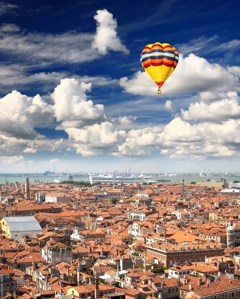 Vista aérea da cidade de Veneza — Fotografia de Stock