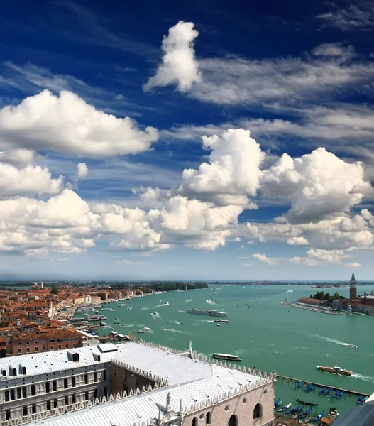 Aerial view of Venice city — Stock Photo, Image