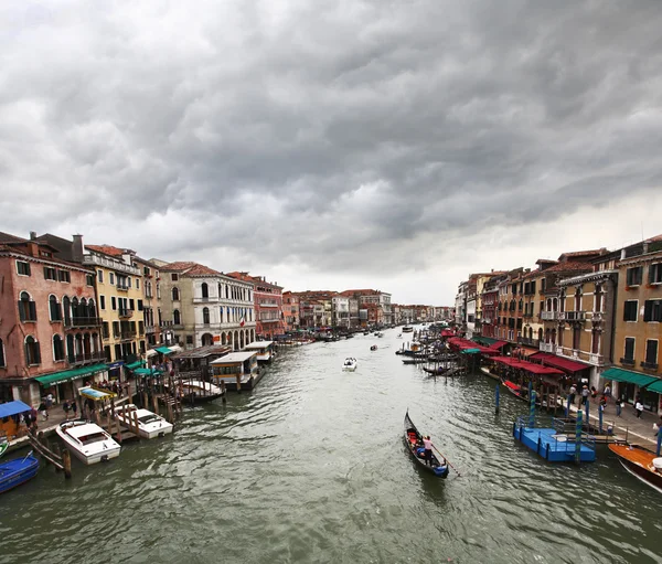 Het grote kanaal in Venetië — Stockfoto