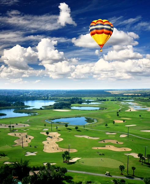 Een golfbaan resort — Stockfoto