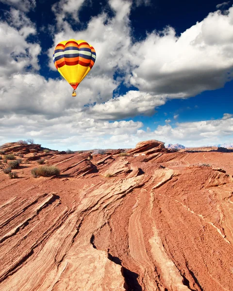 Een rotsformatie in de glen canyon — Stockfoto