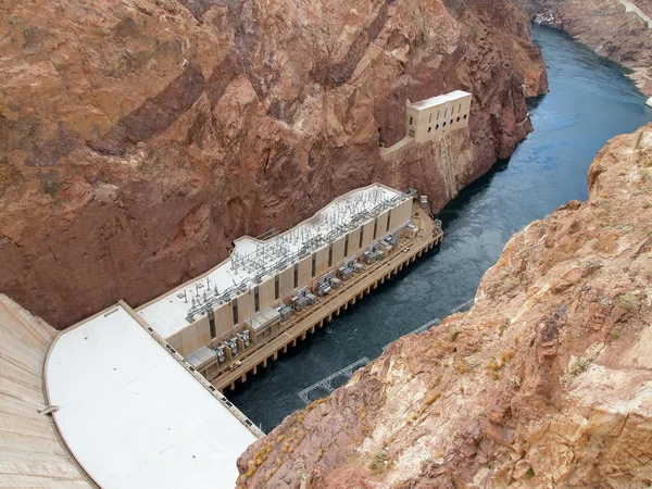 A barragem de Hoover no Arizona — Fotografia de Stock