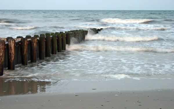 Mořské vlny v atlantic city — Stock fotografie