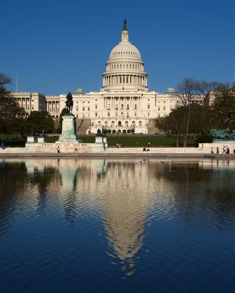 El edificio del Capitolio en Washington D.C — Foto de Stock
