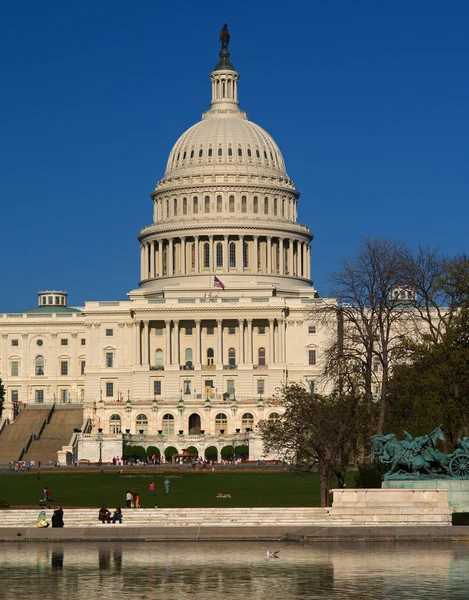 El edificio del Capitolio en Washington D.C — Foto de Stock